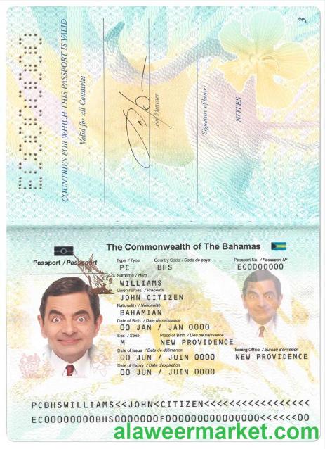 Bahamas passport